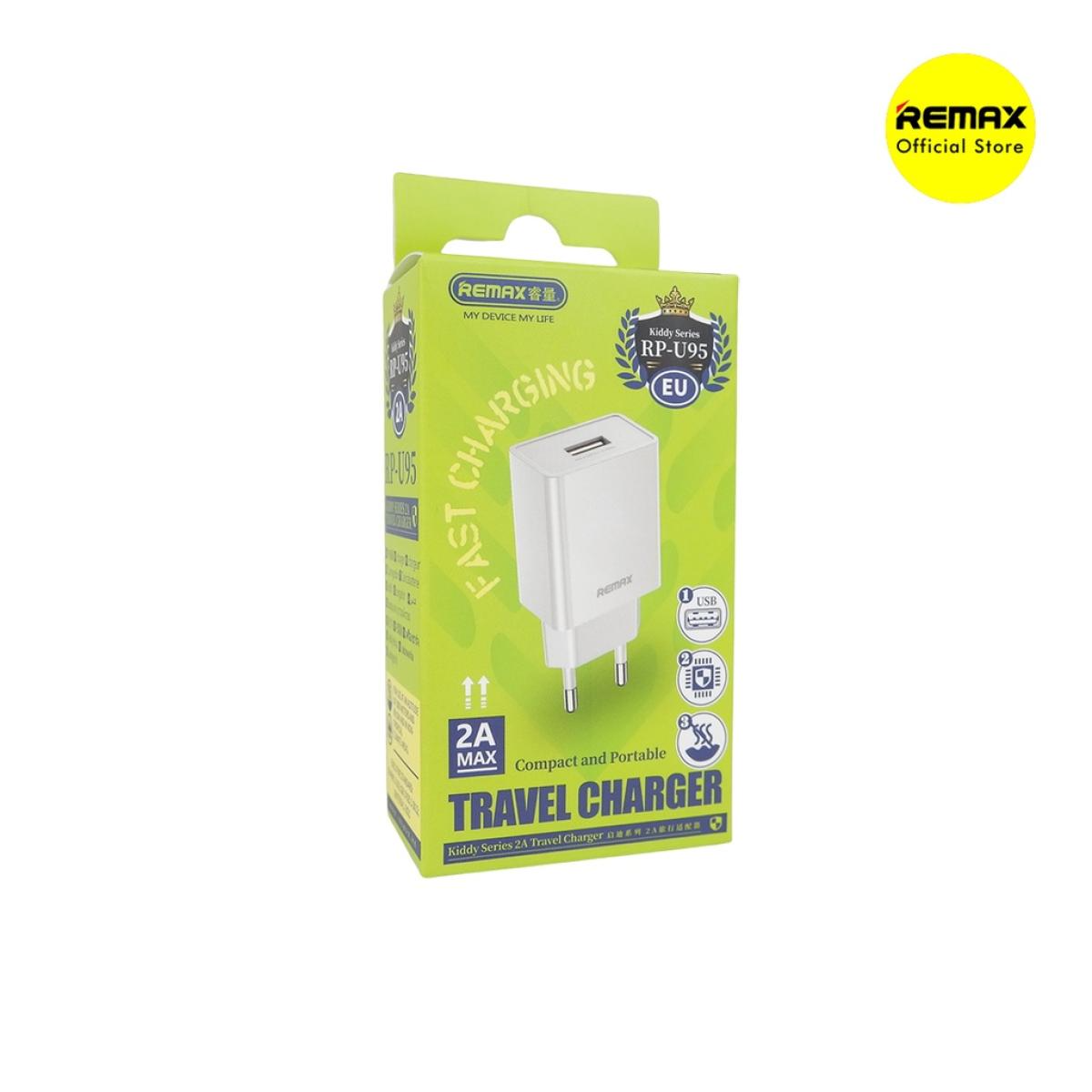 Remax RP-U95 Wall Charger Adapter Single Port Remax RP-U95 Wall Charger Adapter Single Port